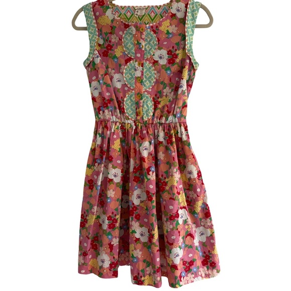 MATILDA JANE Floral Sleeveless Fit & Flare Dress Whimsical Boho Playful XS - Picture 13 of 13